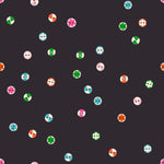 PREORDER 1-800-Notion || Buttons Soft Black || Cotton Quilting Fabric