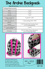 Archie Backpack - Printed Pattern