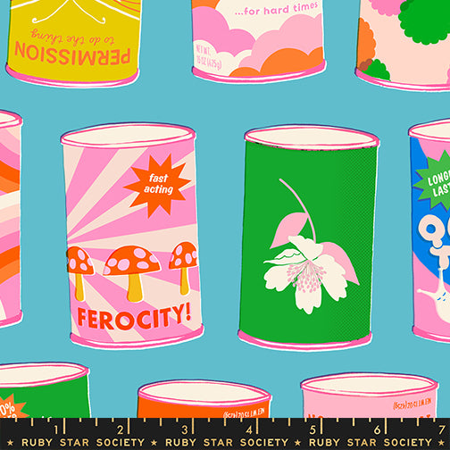 PREORDER Sparkle Mart || Can-Can Dark Turquoise || Cotton Quilting Fabric