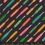 PREORDER 1-800-Notion || Seam Rippers Soft Black || Cotton Quilting Fabric