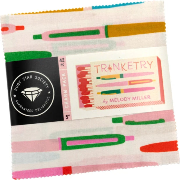 PREORDER Trinketry || 42 pc Charm Pack || Cotton Quilting Fabric