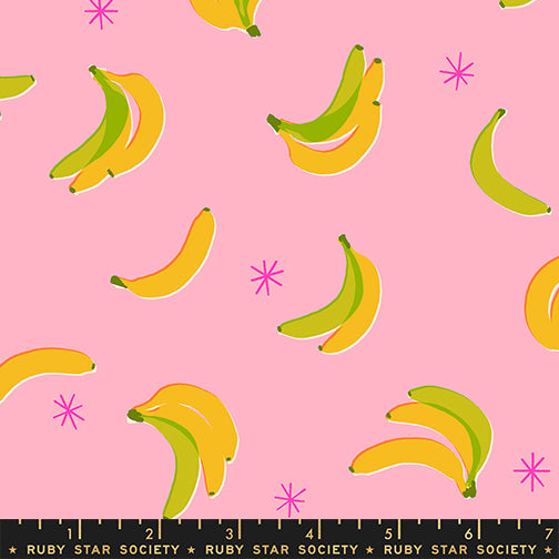 PREORDER Sparkle Shopper || Bananas Posy || Cotton Quilting Fabric