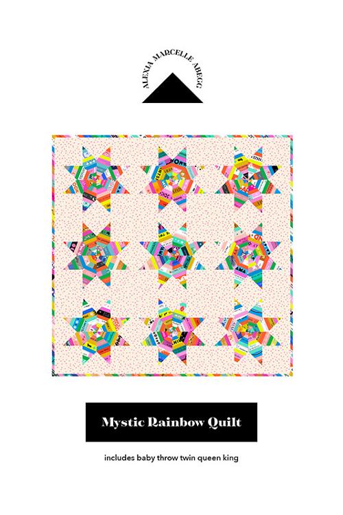 Mystic Rainbow Quilt Pattern by Alexia Marcelle Abegg - Printed