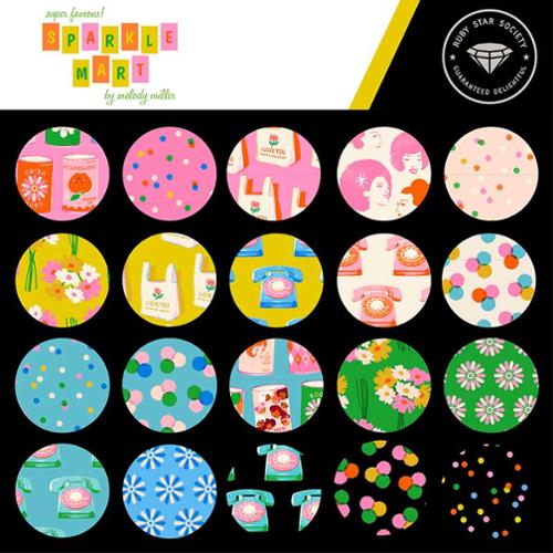 PREORDER Sparkle Mart || 27pc Fat Quarter Bundle || Cotton Quilting Fabric