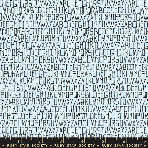Memento || Alphabet Ethereal || Cotton Quilting Fabric