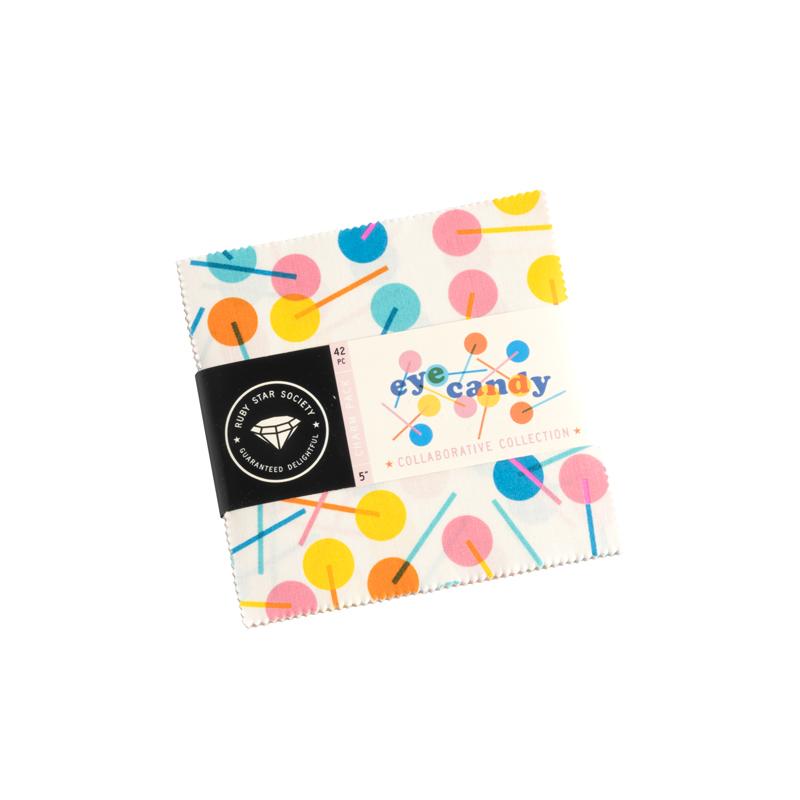 Eye Candy || 42 pc Charm Pack || Cotton Quilting Fabric