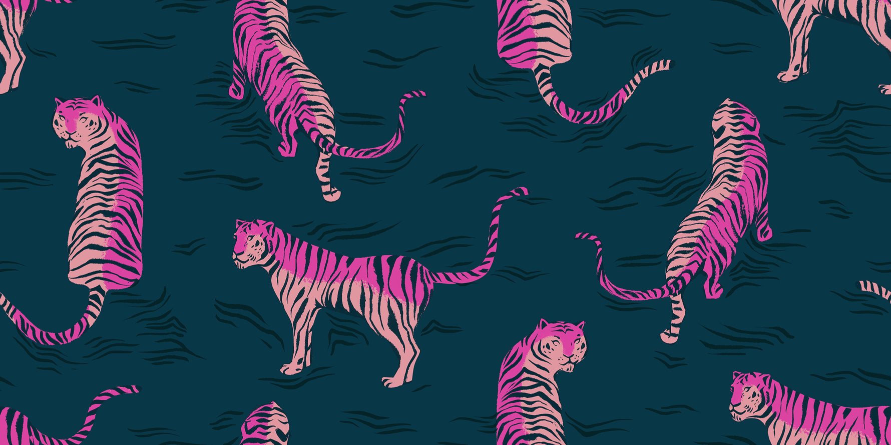 PREORDER Poolside Too || Tigress Galaxy || Cotton Quilting Fabric