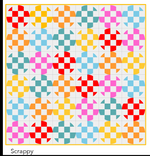 PREORDER Sewpicious Carlita Quilt Pattern Kit || Scrappy Option || Throw