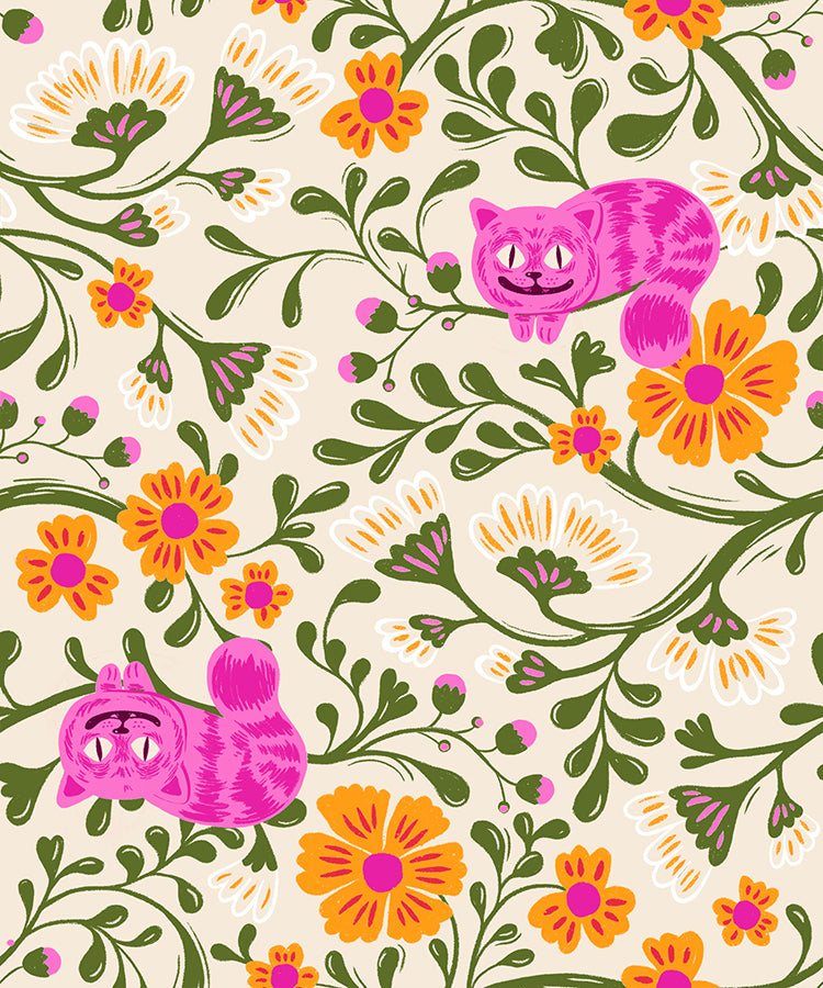 PREORDER Hello Alice || Cheshire Shell || Cotton Quilting Fabric