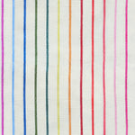 PREORDER Warp and Weft Mystic Fable || Rainbow Stripe Natural || Cotton Quilting Fabric