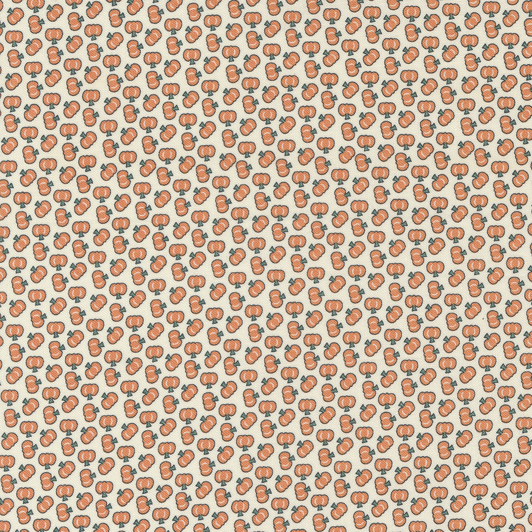 Owl-O-Ween || Pumpkin Patch Ghost || Cotton Quilting Fabric || Half Yard