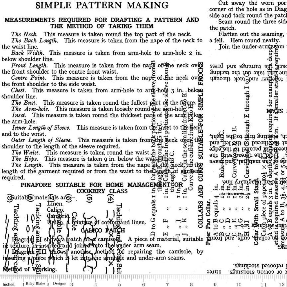 Sew Journal || Pattern Making White || Cotton Quilting Fabric