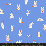 PREORDER Persimmon ||Bun E. and Simmy Lindley Blue || Cotton Quilting Fabric