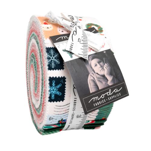 Tiny Christmas || 42pc Jelly Roll || Cotton Quilting Fabric