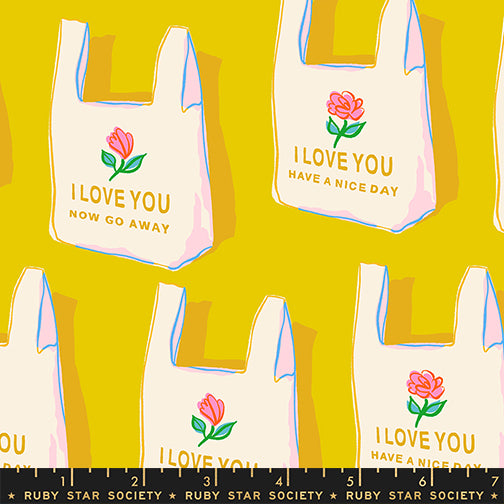 PREORDER Sparkle Mart || Have a Nice Day Golden Hour || Cotton Quilting Fabric