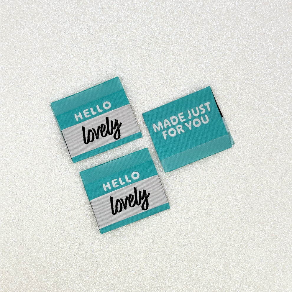 Hello Lovely || Pack of 6 Cotton Labels