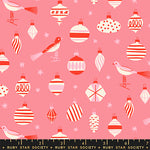 PREORDER MERRY HAPPY || Baubles Sorbet || Cotton Quilting Fabric