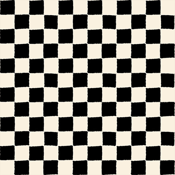 PREORDER 1-800-Calico || Block Print Black || Cotton Quilting Fabric