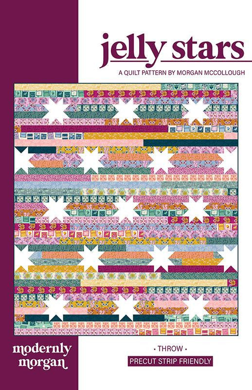 Jelly Stars Quilt Pattern Printed