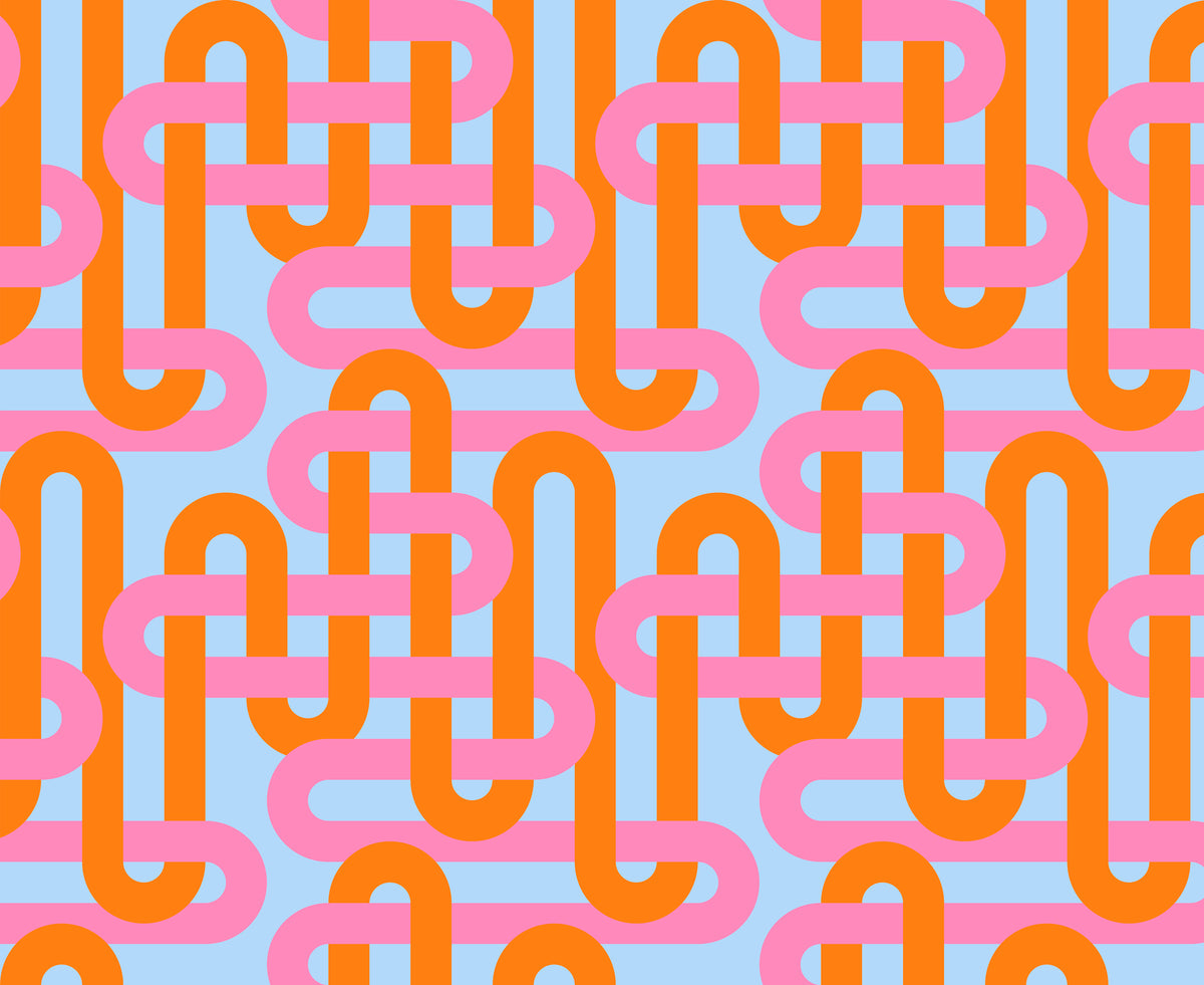 Groove || Woven Geometrics Summer || Cotton Quilting Fabric