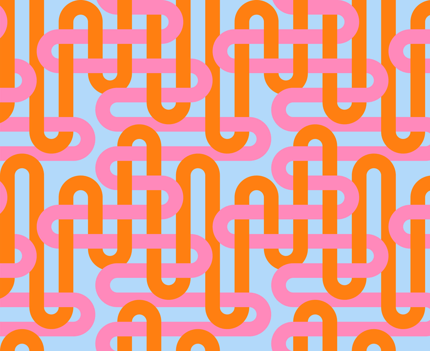 Groove || Woven Geometrics Summer || Cotton Quilting Fabric