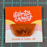 Pyrex Needle Minder: Old Orchard