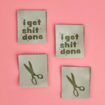 I Get Sh*t Done - Sewing Labels