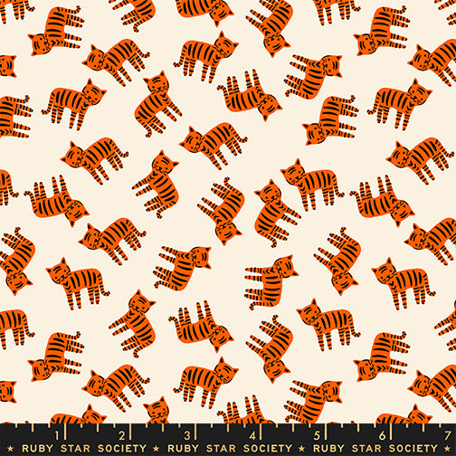 PREORDER 1-800-Calico || Meow Natural || Cotton Quilting Fabric