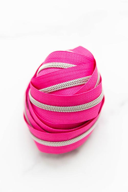 Zipper Tape #5 3yd Pop Pink