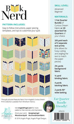 PREORDER Book Nerd Quilt Pattern - Printed