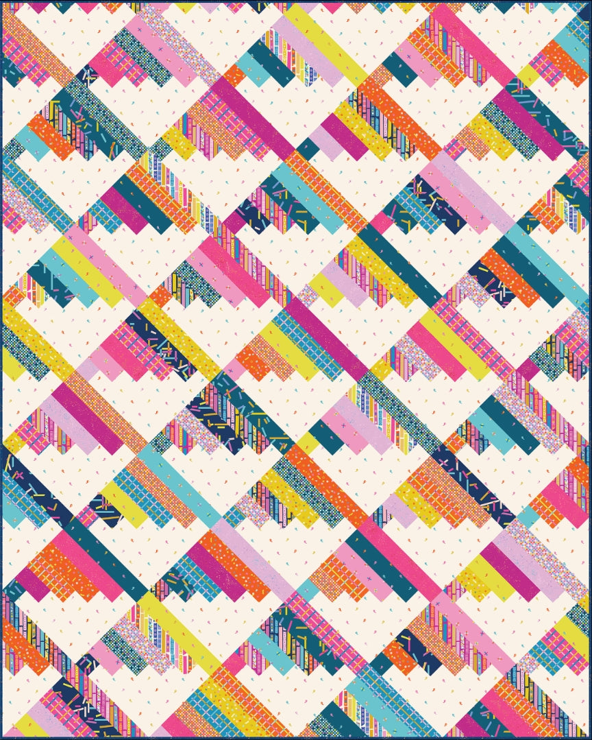 Scrap Mountains KIT (Washi Plus) || Rectangular Throw