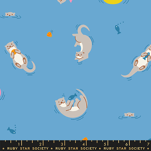 PREORDER Float || Otterly Ripple || Cotton Quilting Fabric
