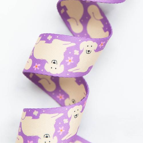 1.5" Golden Pup Webbing || Half Yard