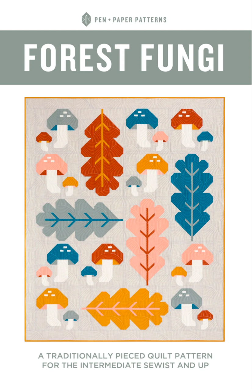 Forest Fungi Quilt Pattern