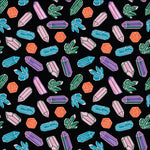 Crystals || Organic Cotton Quilting Fabric || Half Yard