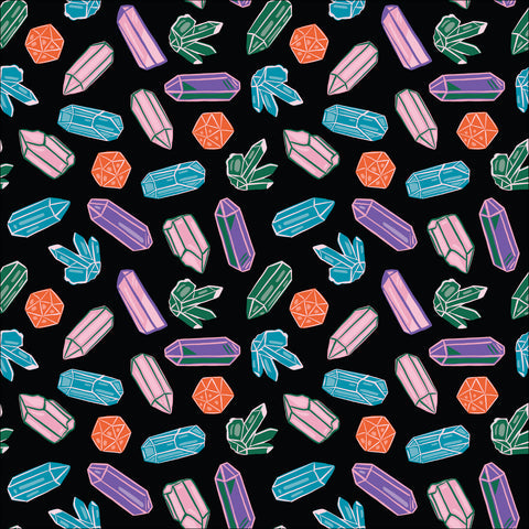 Crystals || Organic Cotton Quilting Fabric || Half Yard