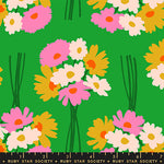 PREORDER Sparkle Mart || Flower Dept Verdant || Cotton Quilting Fabric