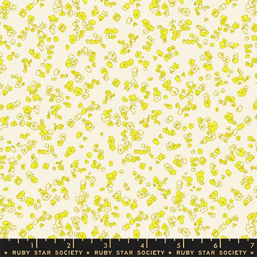Memento || Grit Citron || Cotton Quilting Fabric
