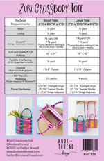 Zuri Crossbody Tote - Printed Pattern