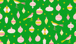 PREORDER MERRY HAPPY || Baubles Verdant || Cotton Quilting Fabric