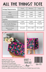 All the Things Tote - Printed Pattern