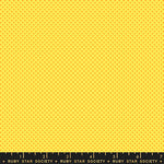 PREORDER 1-800-Calico || Mini Dot Chrome Yellow || Cotton Quilting Fabric
