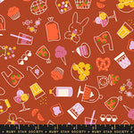 PREORDER Persimmon || Bun E.'s Market Cayenne || Cotton Quilting Fabric