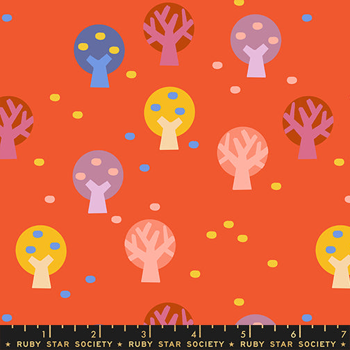 PREORDER Persimmon || The Groves Warm Red || Cotton Quilting Fabric