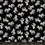 PREORDER 1-800-Calico || Meow Black || Cotton Quilting Fabric