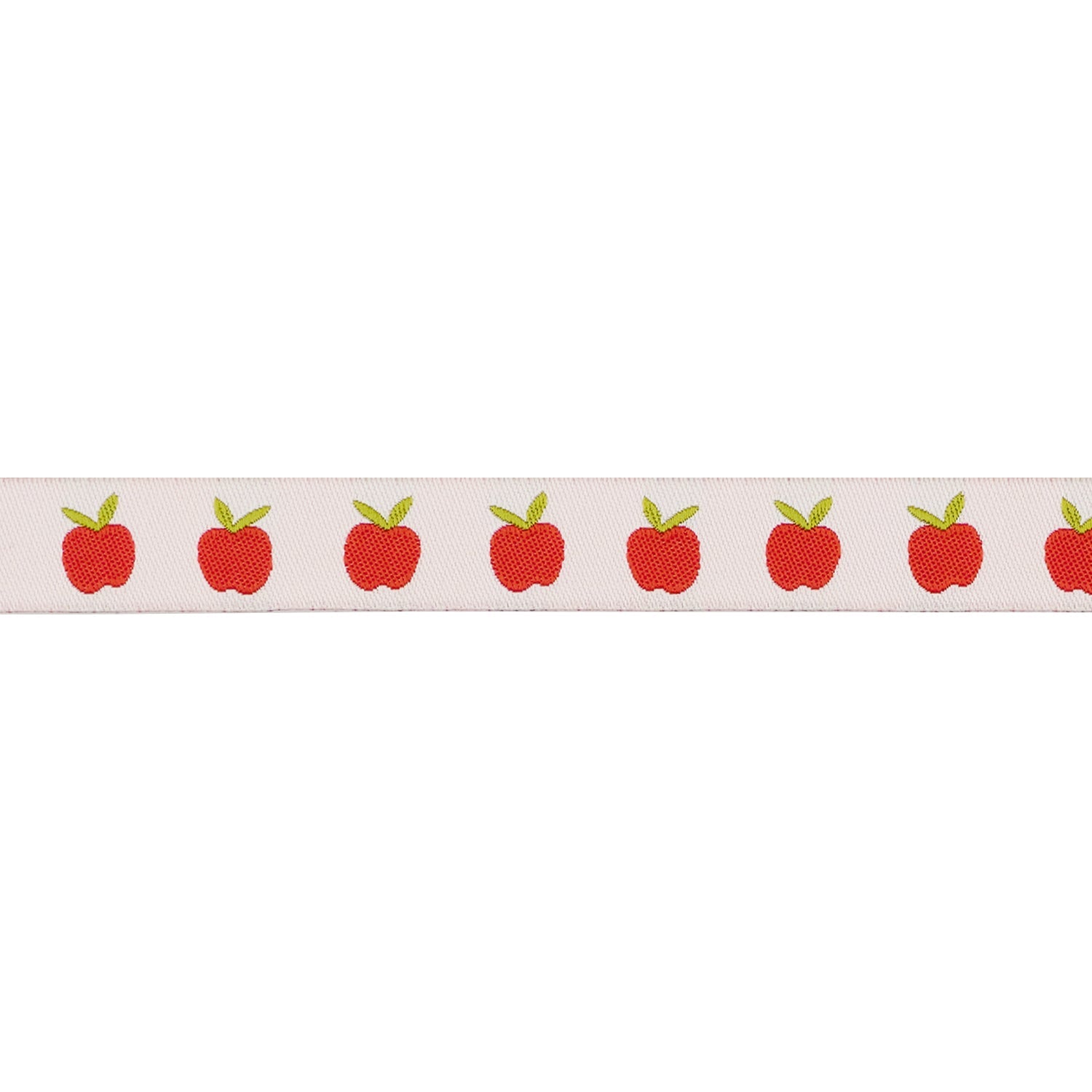 PREORDER Designer Renaissance Ribbons: Apples Natural 5/8" BTY