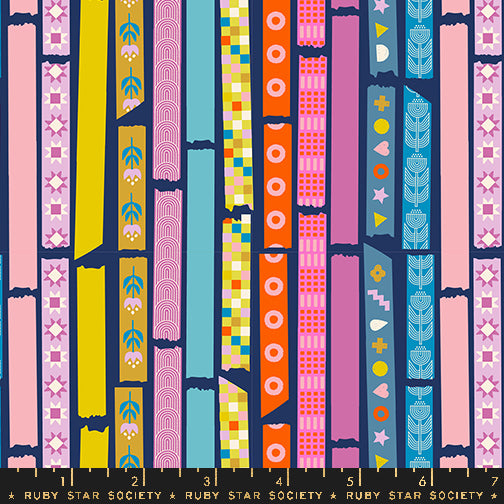 PREORDER Washi Plus || Yay It's Tape Bluebell || Cotton Quilting Fabric