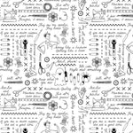 Quiet Riot || Sweary Stitching || Cotton Quilting Fabric