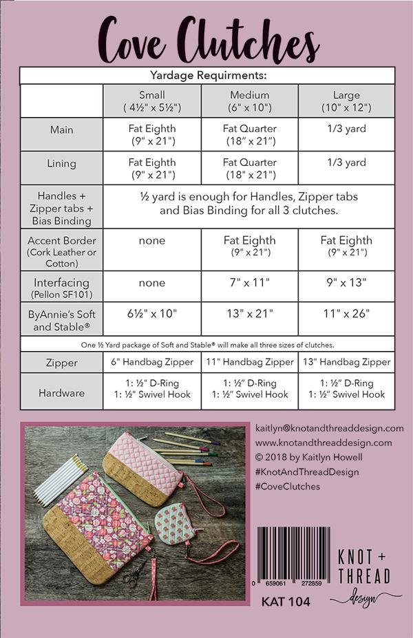 Cove Clutches - Printed Pattern