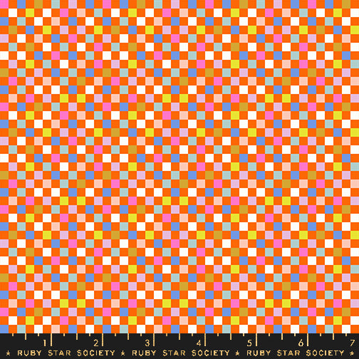 PREORDER Washi Plus || Checkmate Goldfish || Cotton Quilting Fabric